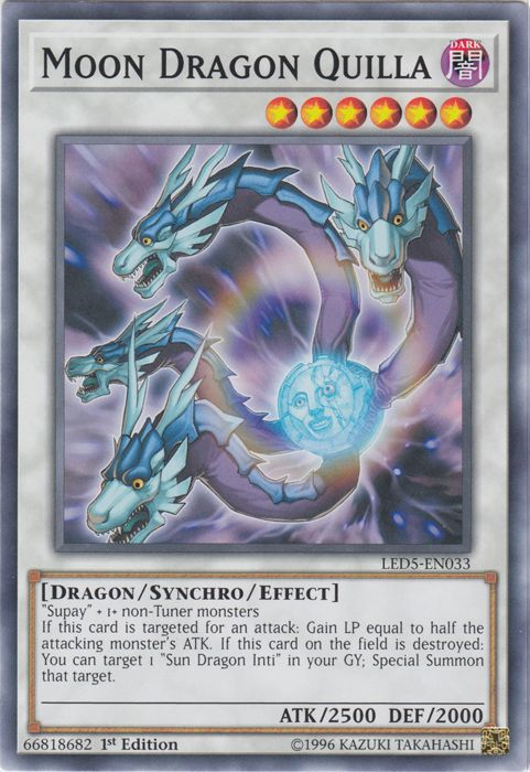 Moon Dragon Quilla [LED5-EN033] Common | Card Merchant Takapuna