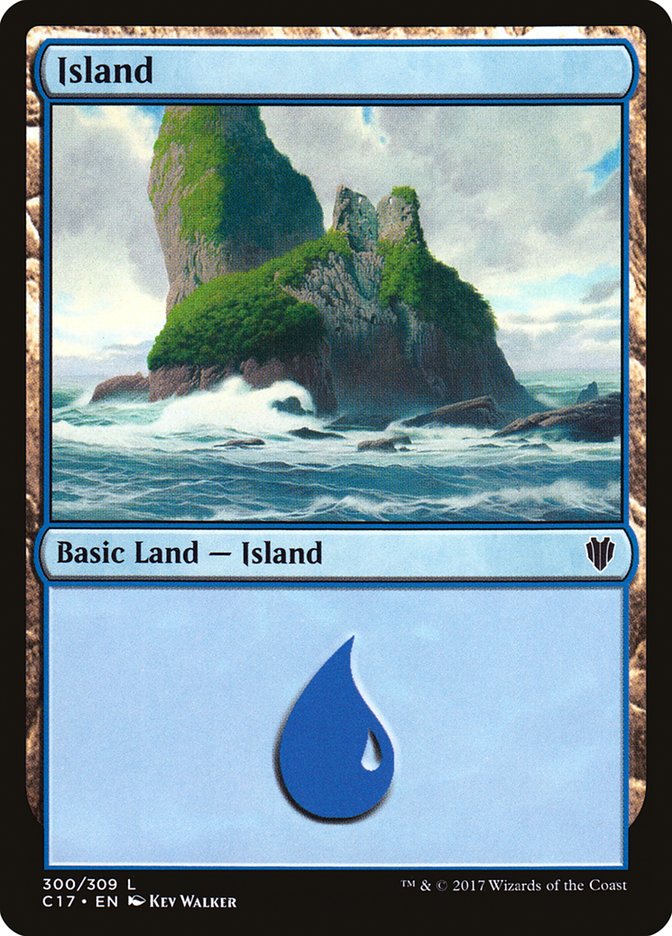 Island (300) [Commander 2017] | Card Merchant Takapuna