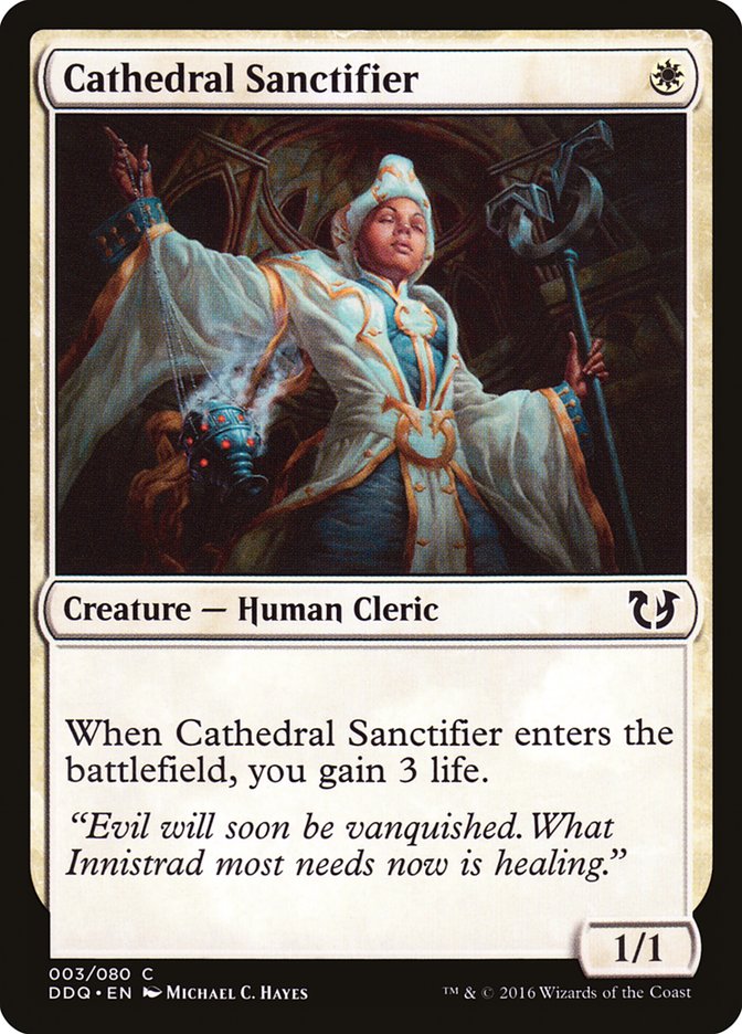 Cathedral Sanctifier [Duel Decks: Blessed vs. Cursed] | Card Merchant Takapuna