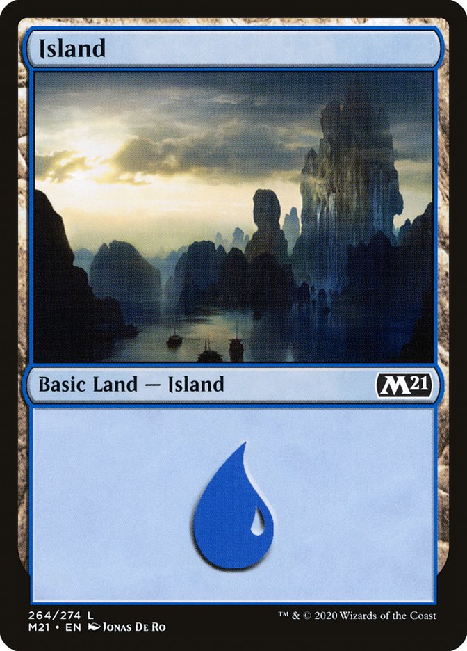 Island (264) [Core Set 2021] | Card Merchant Takapuna