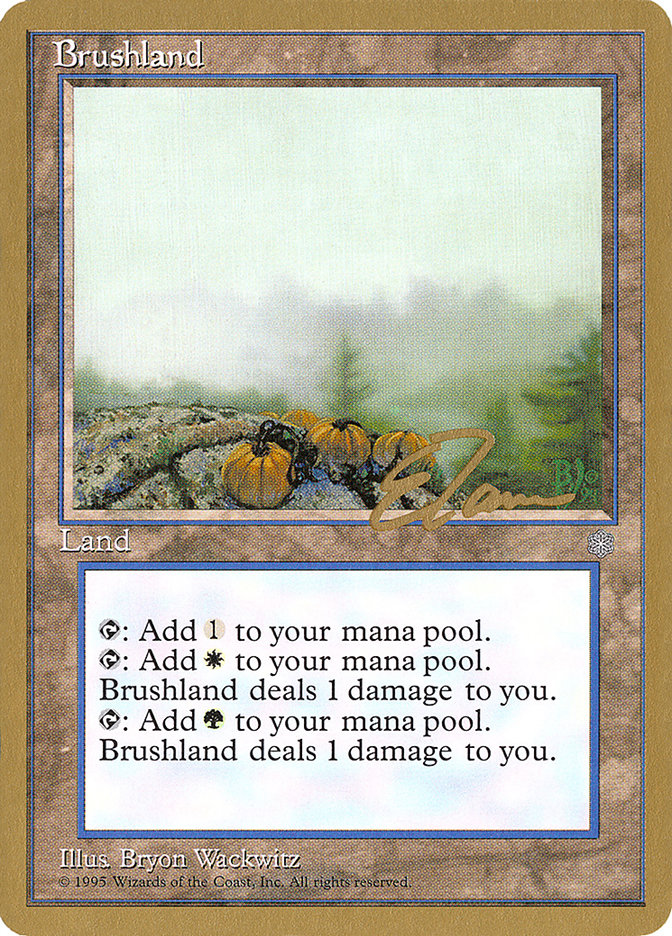 Brushland (Eric Tam) [Pro Tour Collector Set] | Card Merchant Takapuna