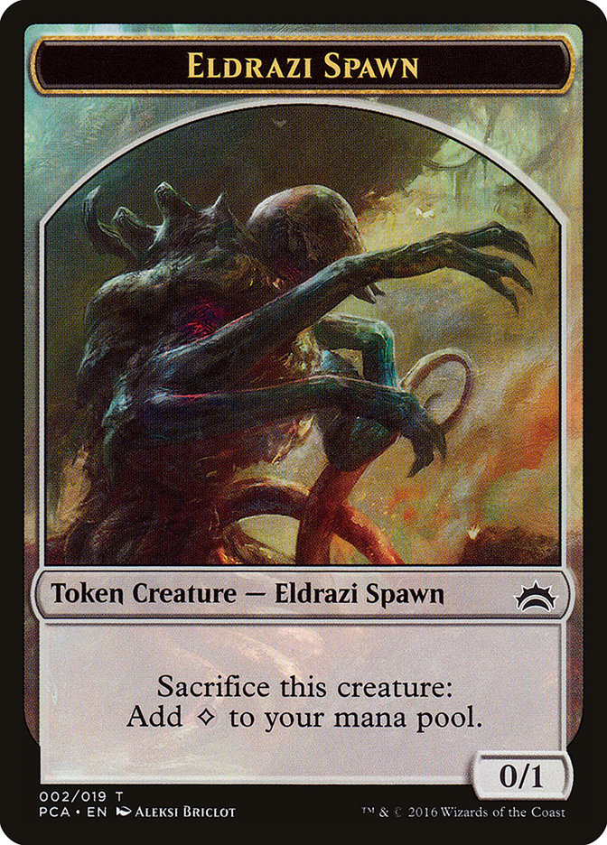 Eldrazi Spawn Token (002/019) [Planechase Anthology Tokens] | Card Merchant Takapuna