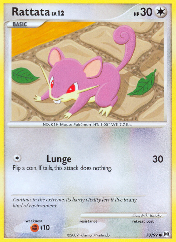 Rattata (73/99) [Platinum: Arceus] | Card Merchant Takapuna