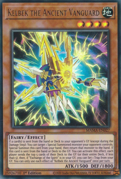 Kelbek the Ancient Vanguard [MAMA-EN027] Ultra Rare | Card Merchant Takapuna