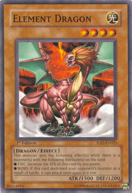 Element Dragon [SOD-EN023] Common | Card Merchant Takapuna