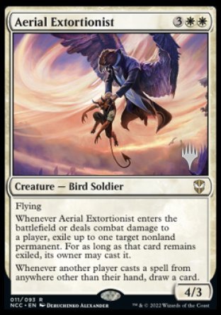 Aerial Extortionist (Promo Pack) [Streets of New Capenna Commander Promos] | Card Merchant Takapuna