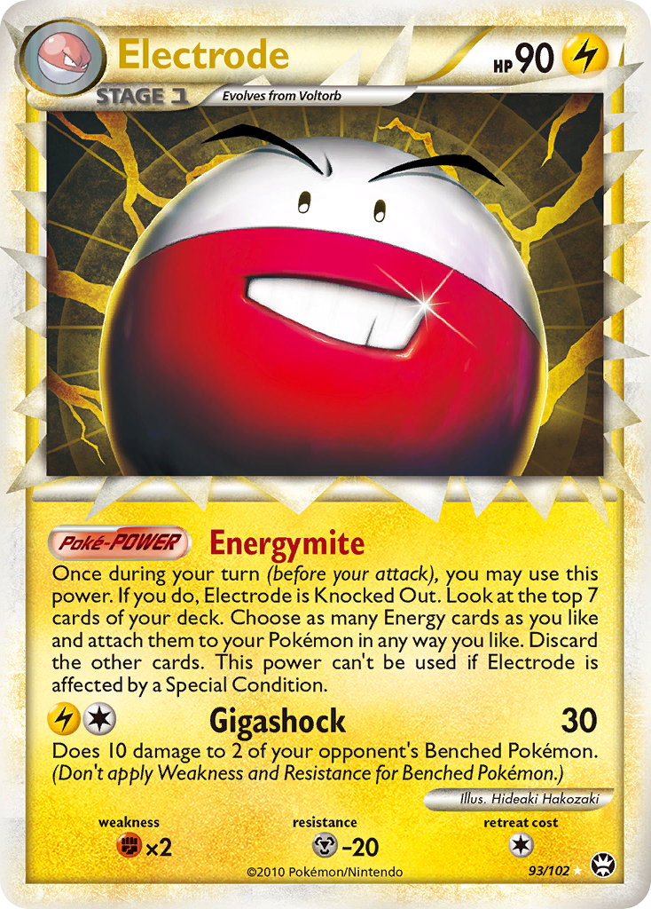 Electrode (93/102) [HeartGold & SoulSilver: Triumphant] | Card Merchant Takapuna