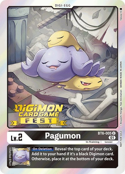 Pagumon [BT6-005] (Digimon Card Game Fest 2022) [Double Diamond Promos] | Card Merchant Takapuna