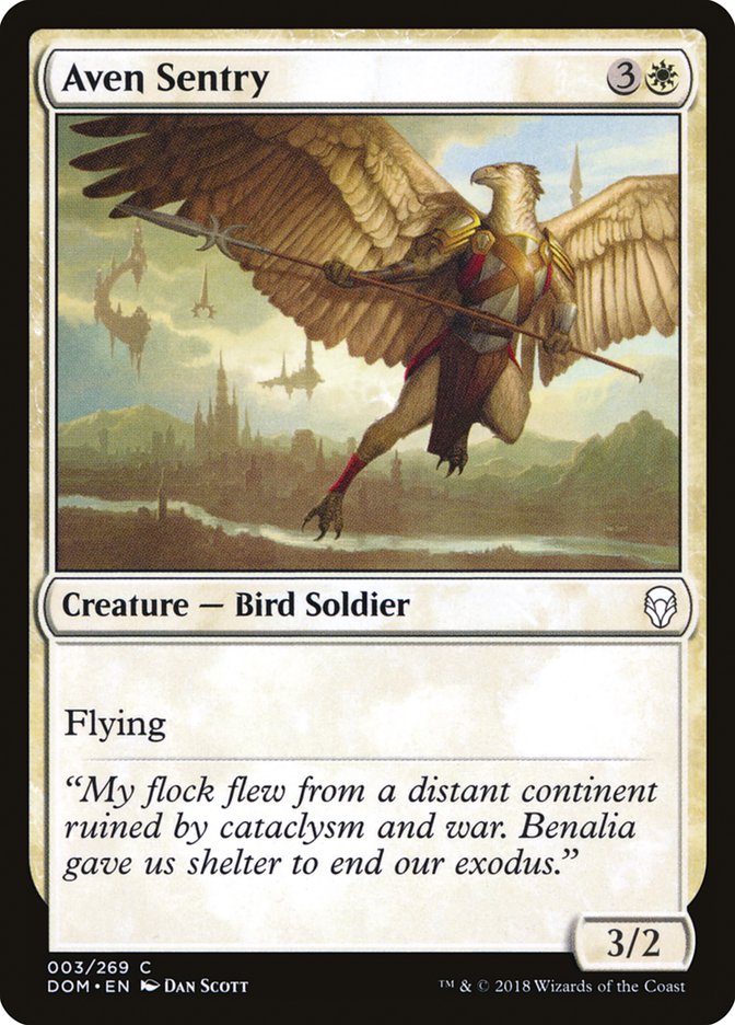 Aven Sentry [Dominaria] | Card Merchant Takapuna