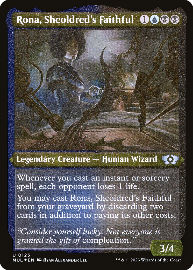 Rona, Sheoldred's Faithful (Foil Etched) [Multiverse Legends] | Card Merchant Takapuna