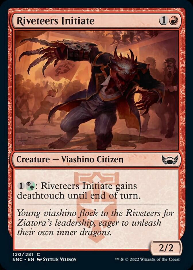 Riveteers Initiate [Streets of New Capenna] | Card Merchant Takapuna