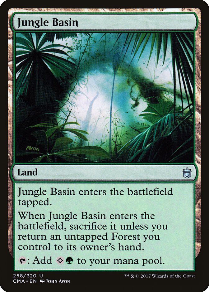 Jungle Basin [Commander Anthology] | Card Merchant Takapuna