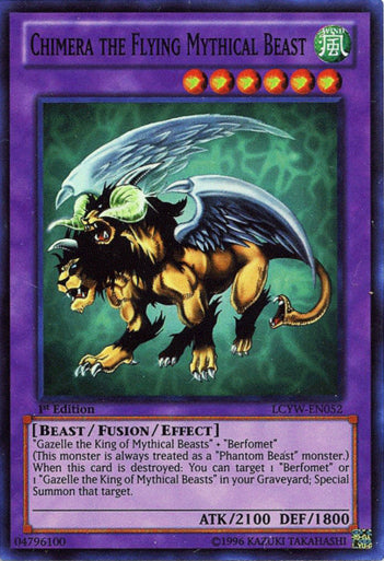 Chimera the Flying Mythical Beast [LCYW-EN052] Super Rare | Card Merchant Takapuna