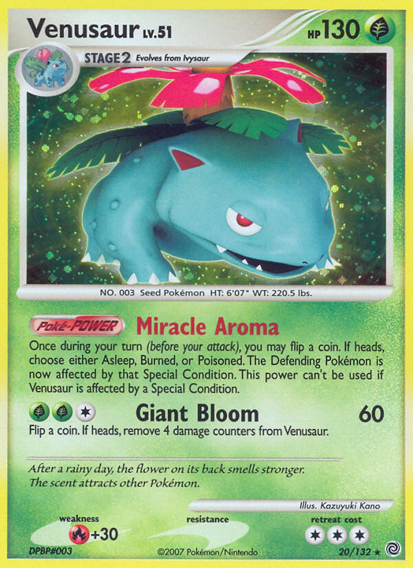 Venusaur (20/132) [Diamond & Pearl: Secret Wonders] | Card Merchant Takapuna