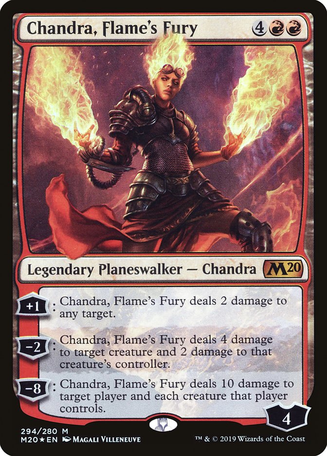 Chandra, Flame's Fury [Core Set 2020] | Card Merchant Takapuna