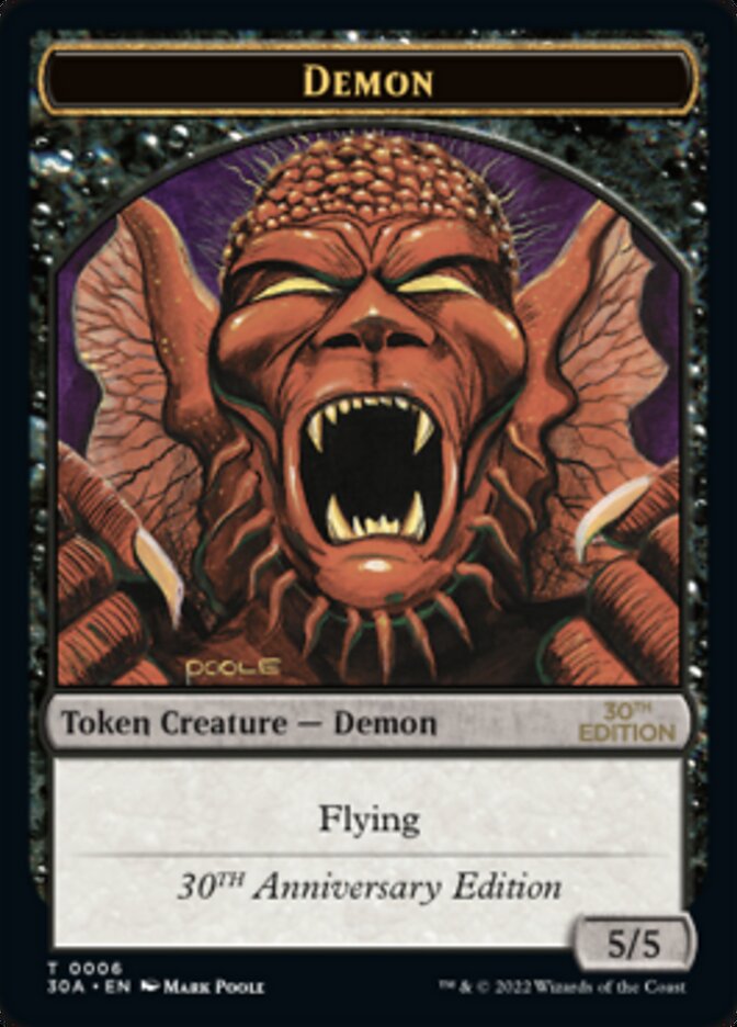 Demon Token [30th Anniversary Tokens] | Card Merchant Takapuna