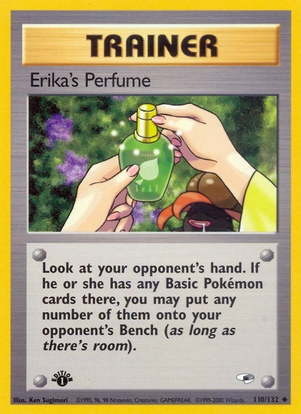 Erika's Perfume (110/132) [Gym Heroes 1st Edition] | Card Merchant Takapuna