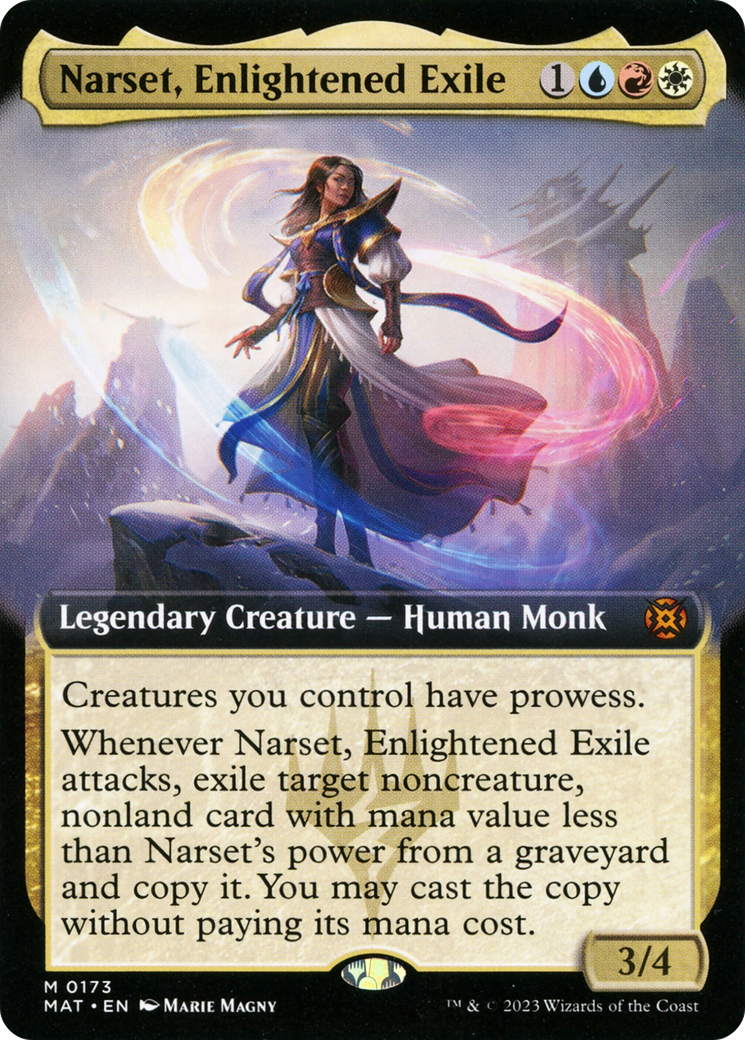 Narset, Enlightened Exile (Extended Art) [March of the Machine: The Aftermath] | Card Merchant Takapuna