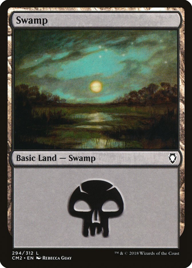 Swamp (294) [Commander Anthology Volume II] | Card Merchant Takapuna