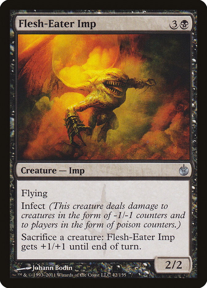 Flesh-Eater Imp [Mirrodin Besieged] | Card Merchant Takapuna