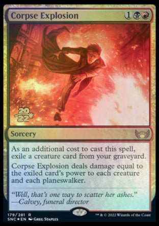 Corpse Explosion [Streets of New Capenna Prerelease Promos] | Card Merchant Takapuna