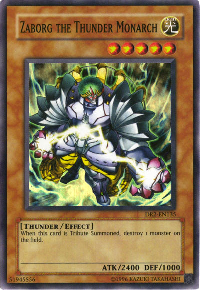 Zaborg the Thunder Monarch [DR2-EN135] Super Rare | Card Merchant Takapuna