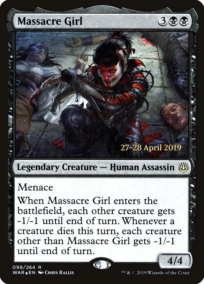 Massacre Girl [War of the Spark Prerelease Promos] | Card Merchant Takapuna