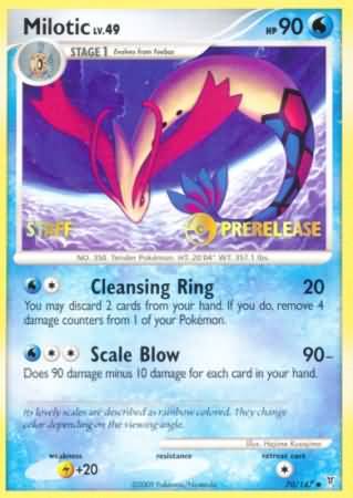 Milotic (70/147) (Staff Prerelease Promo) [Nintendo: Black Star Promos] | Card Merchant Takapuna