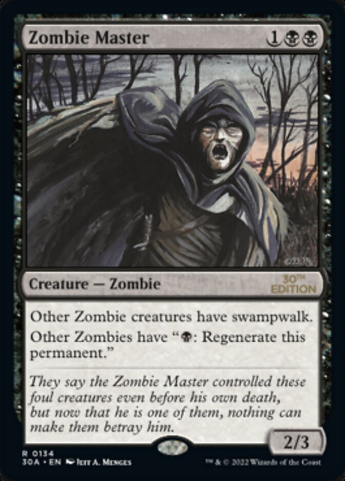 Zombie Master [30th Anniversary Edition] | Card Merchant Takapuna