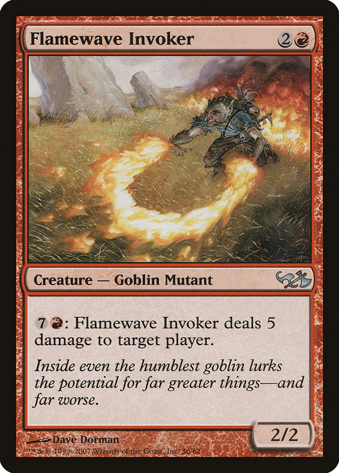 Flamewave Invoker [Duel Decks: Elves vs. Goblins] | Card Merchant Takapuna