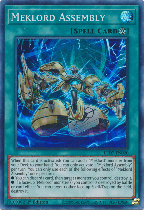 Meklord Assembly [LED7-EN020] Super Rare | Card Merchant Takapuna