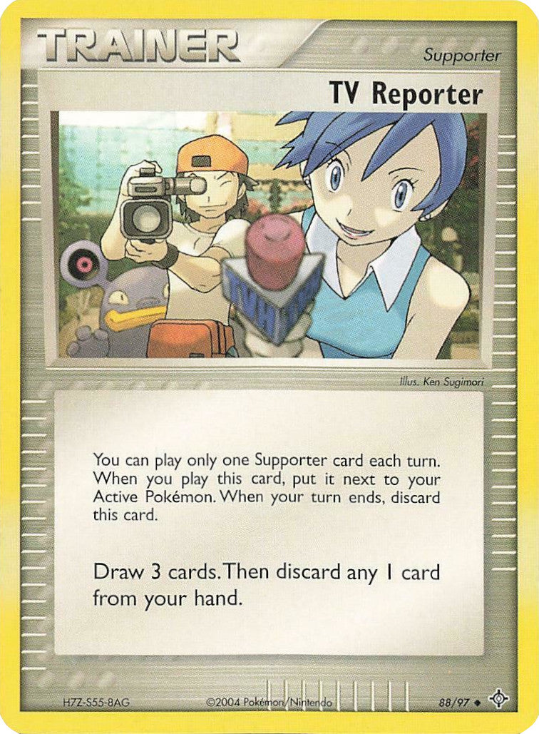 TV Reporter (88/97) [EX: Battle Stadium] | Card Merchant Takapuna