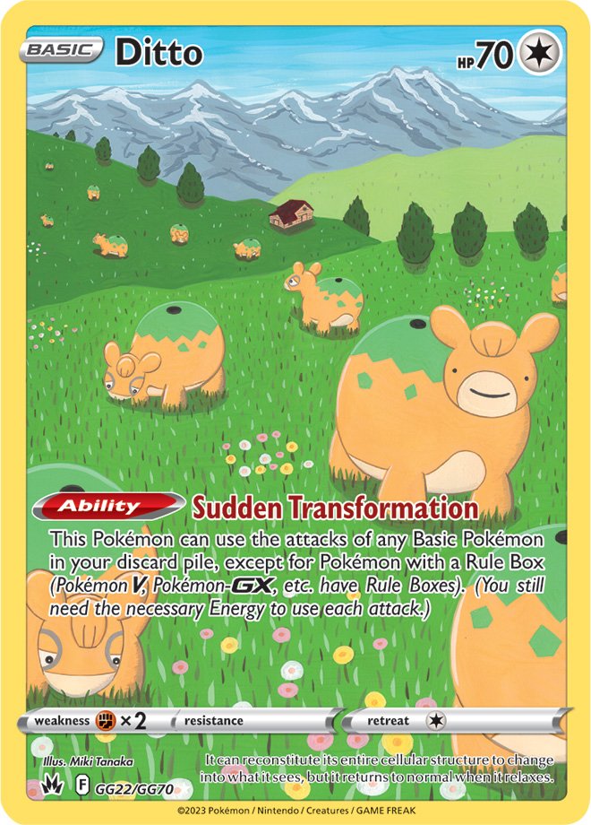 Ditto (GG22/GG70) [Sword & Shield: Crown Zenith] | Card Merchant Takapuna