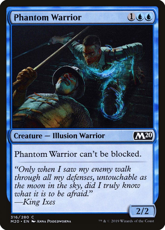 Phantom Warrior [Core Set 2020] | Card Merchant Takapuna