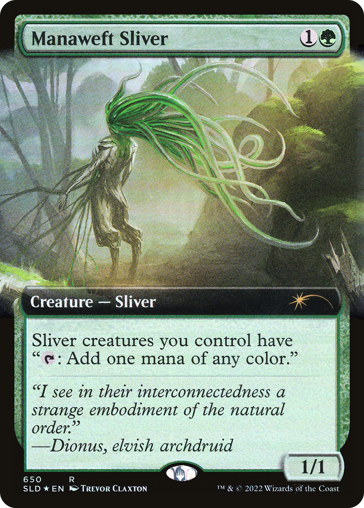 Manaweft Sliver (Extended Art) [Secret Lair Drop Promos] | Card Merchant Takapuna