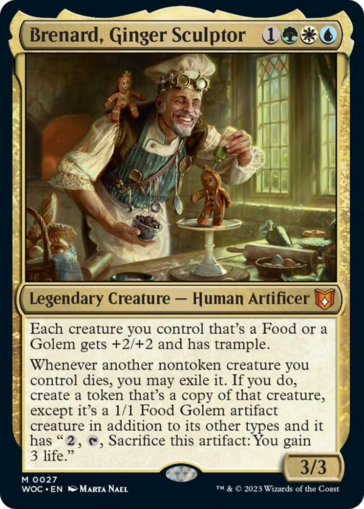 Brenard, Ginger Sculptor [Wilds of Eldraine Commander] | Card Merchant Takapuna