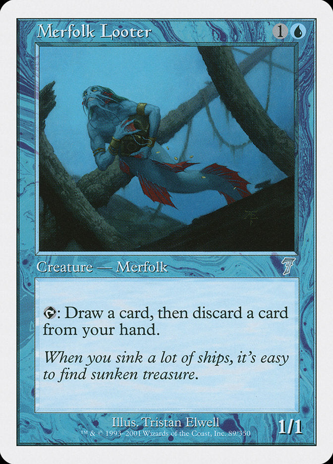 Merfolk Looter [Seventh Edition] | Card Merchant Takapuna