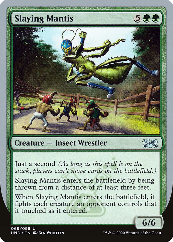 Slaying Mantis [Unsanctioned] | Card Merchant Takapuna