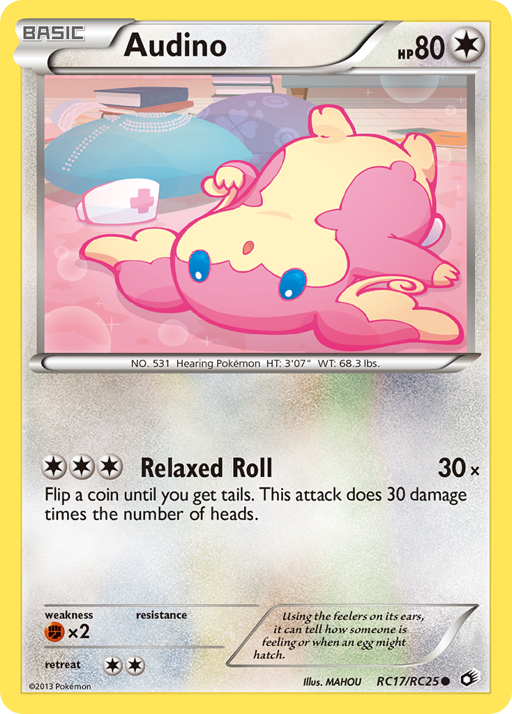 Audino (RC17/RC25) [Black & White: Legendary Treasures] | Card Merchant Takapuna