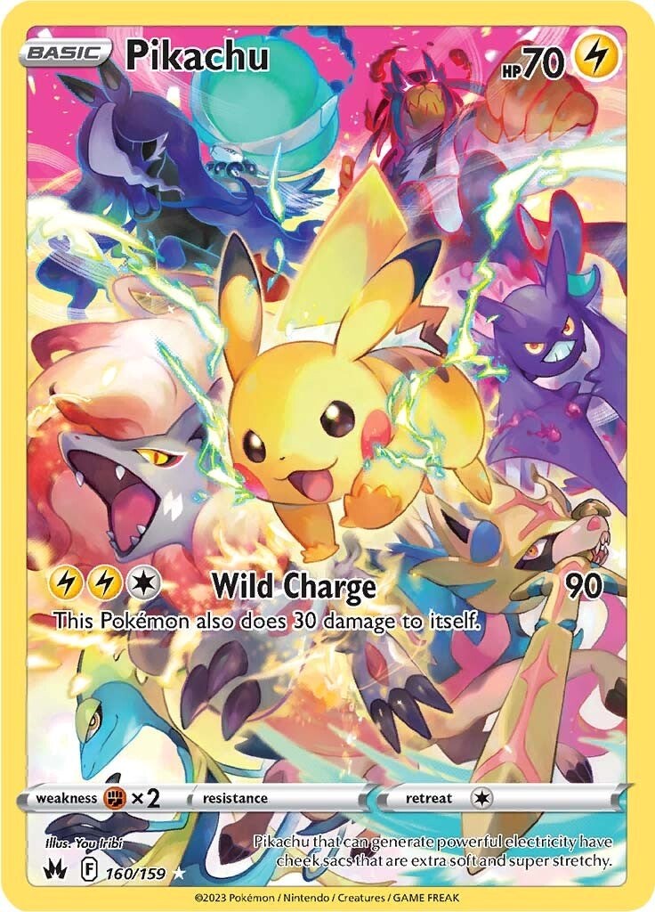 Pikachu (160/159) (Secret) [Sword & Shield: Crown Zenith] | Card Merchant Takapuna