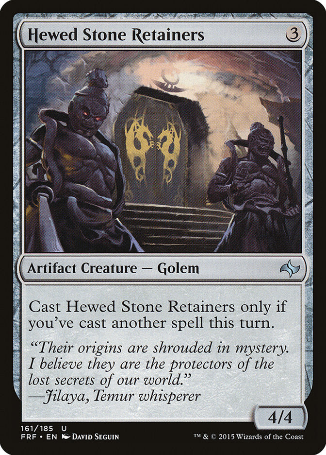 Hewed Stone Retainers [Fate Reforged] | Card Merchant Takapuna