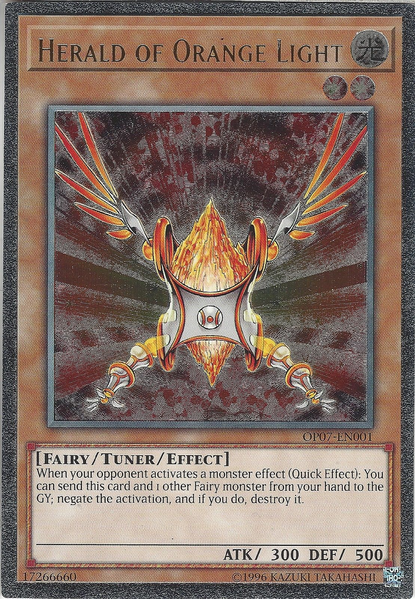 Herald of Orange Light [OP07-EN001] Ultimate Rare | Card Merchant Takapuna