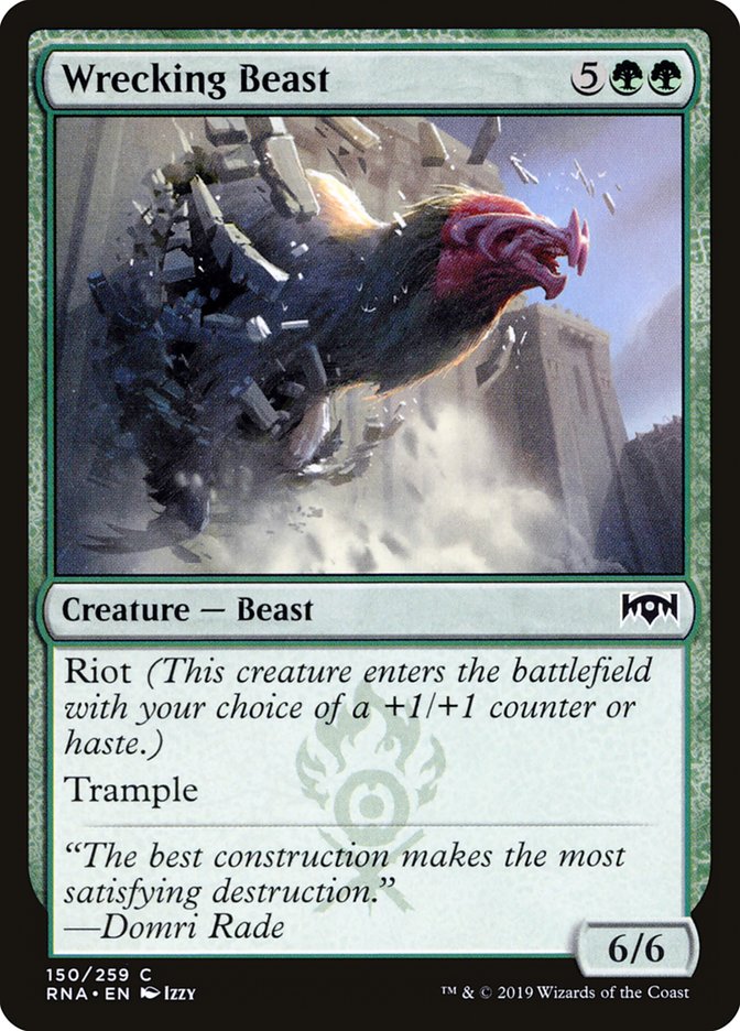 Wrecking Beast [Ravnica Allegiance] | Card Merchant Takapuna