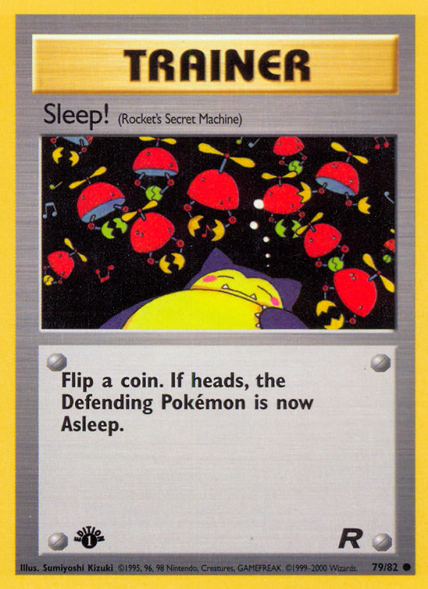 Sleep! (79/82) [Team Rocket 1st Edition] | Card Merchant Takapuna