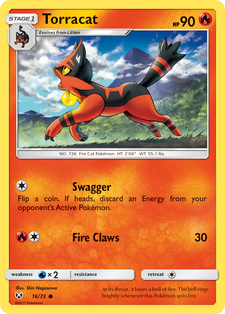 Torracat (16/73) [Sun & Moon: Shining Legends] | Card Merchant Takapuna