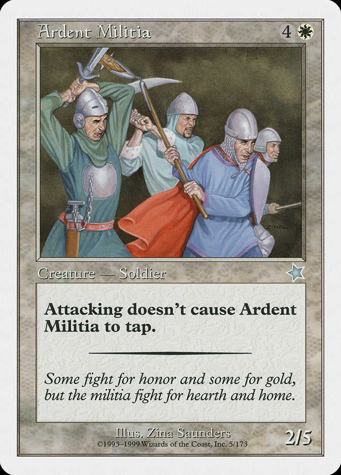 Ardent Militia [Starter 1999] | Card Merchant Takapuna