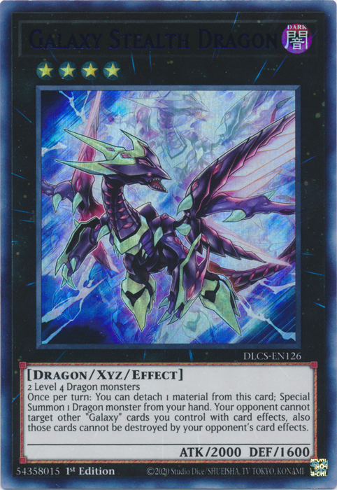 Galaxy Stealth Dragon (Blue) [DLCS-EN126] Ultra Rare | Card Merchant Takapuna