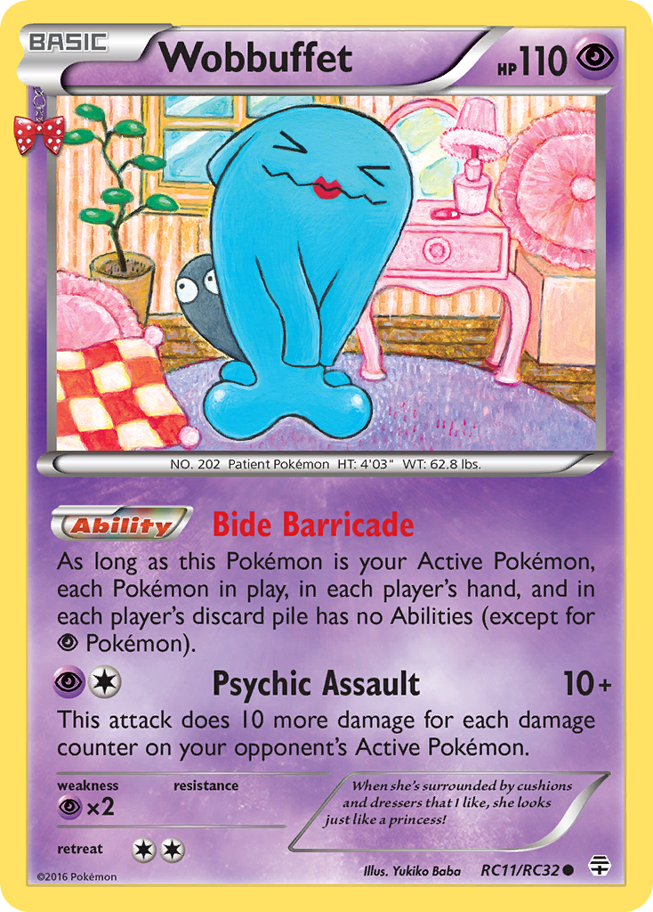 Wobbuffet (RC11/RC32) [XY: Generations] | Card Merchant Takapuna