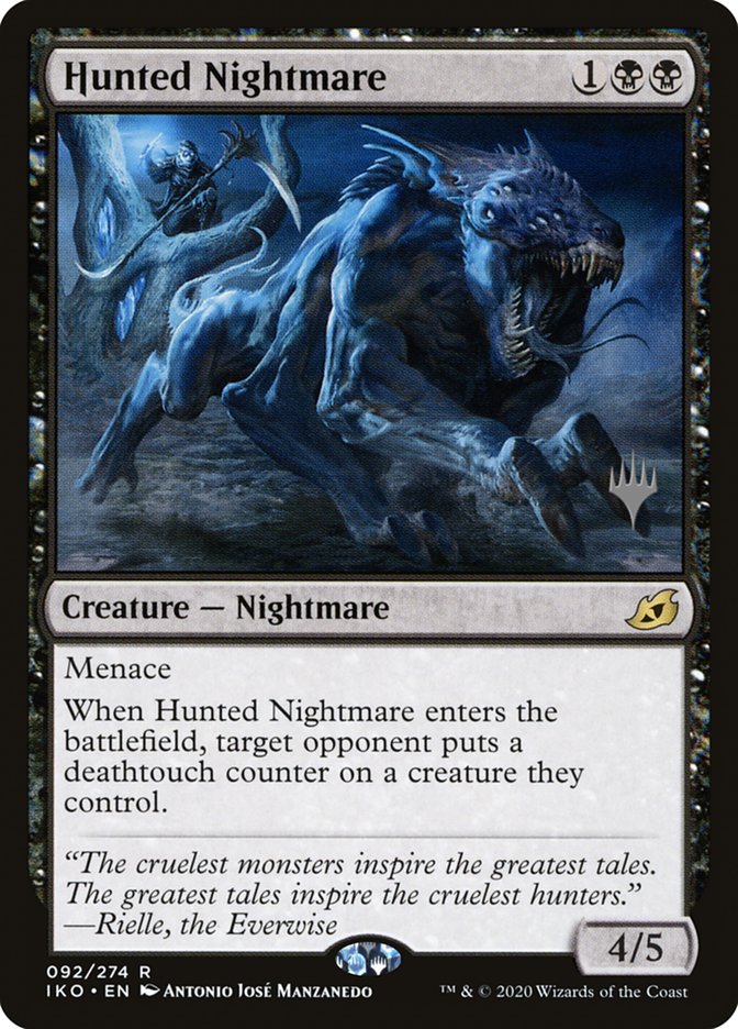 Hunted Nightmare (Promo Pack) [Ikoria: Lair of Behemoths Promos] | Card Merchant Takapuna