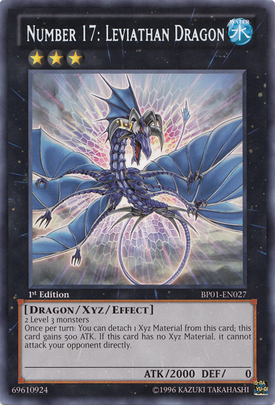 Number 17: Leviathan Dragon [BP01-EN027] Rare | Card Merchant Takapuna